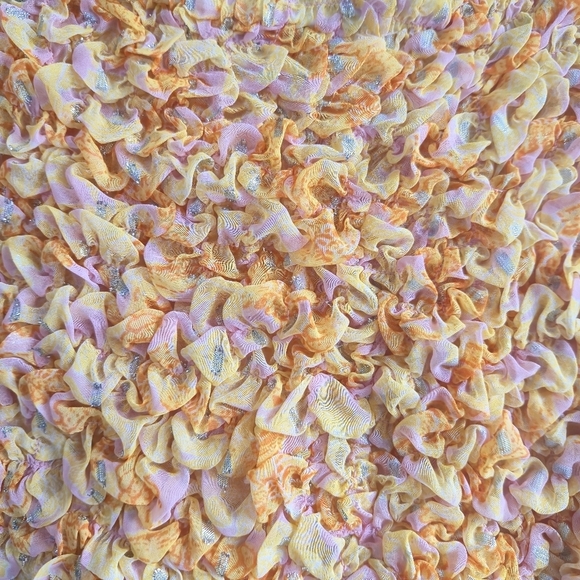 New Free People Scrunch It Up Micro Sunset Combo Festival Shorts NWOT Size Large - Picture 8 of 11